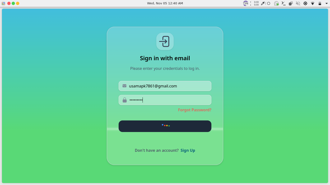 Chat App screenshot 1
